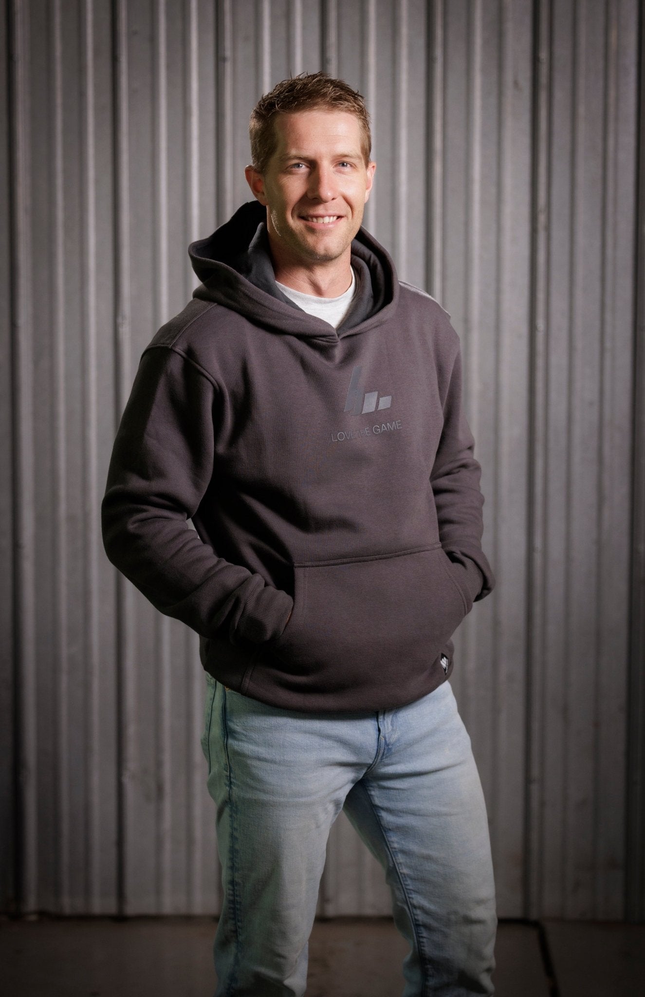 LOVE THE GAME Men's Hoodie | Hockey Moves - Hockey Moves