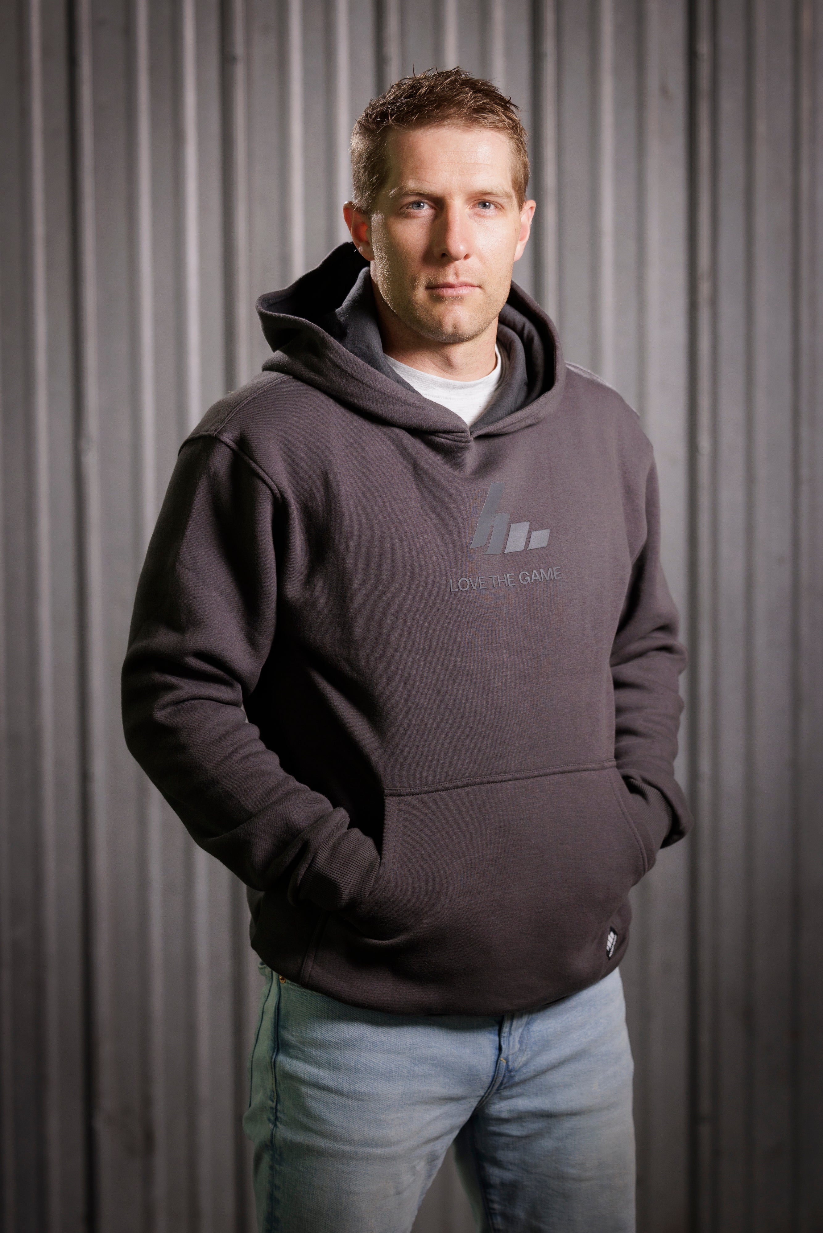 LOVE THE GAME Men's Hoodie | Hockey Moves