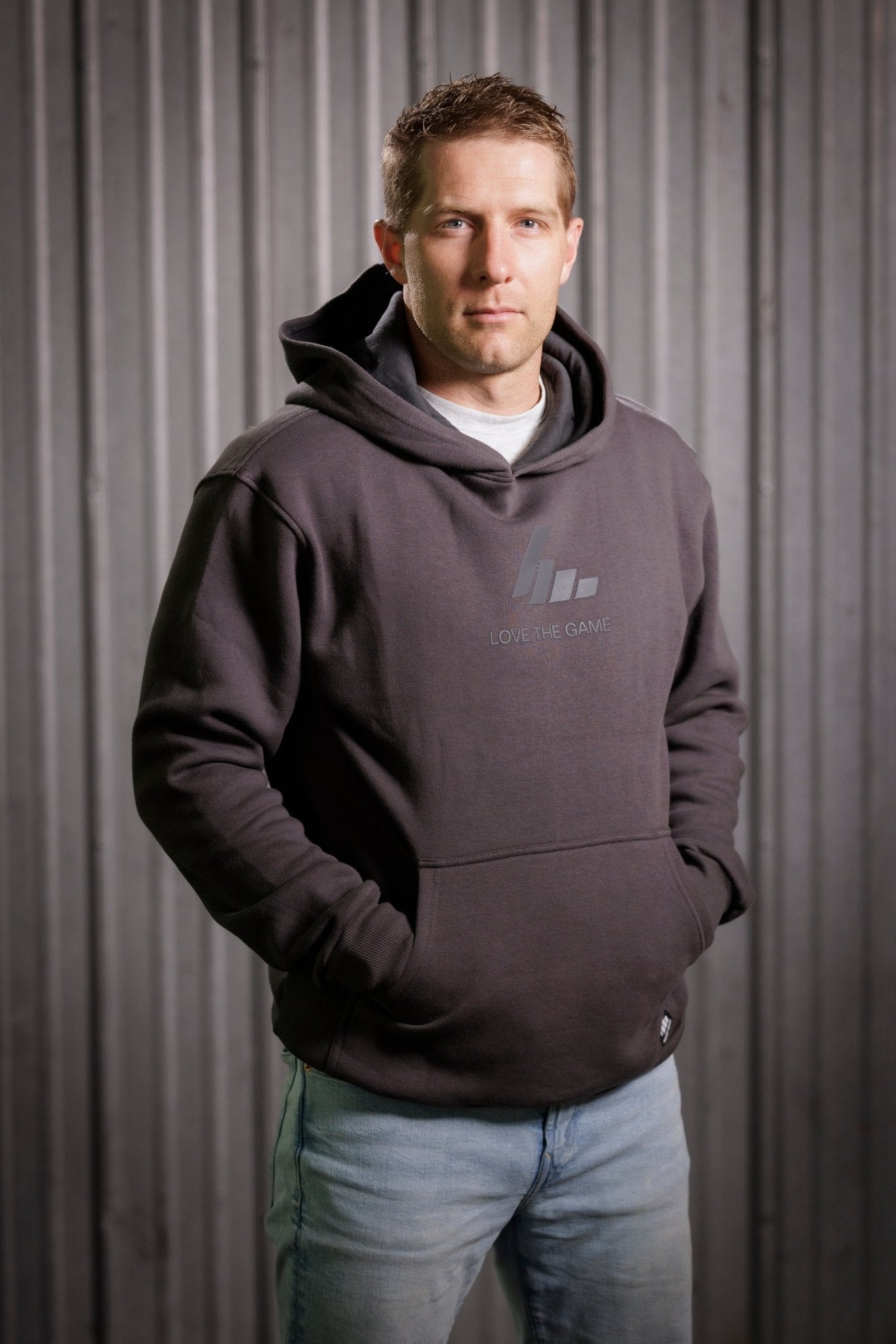 LOVE THE GAME Men's Hoodie | Hockey Moves - Hockey Moves