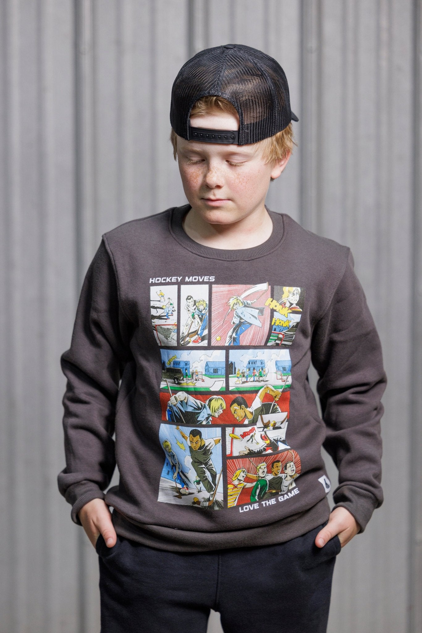 Boy's Street Hockey Long Sleeve | Love The Game | Hockey Moves - Hockey Moves