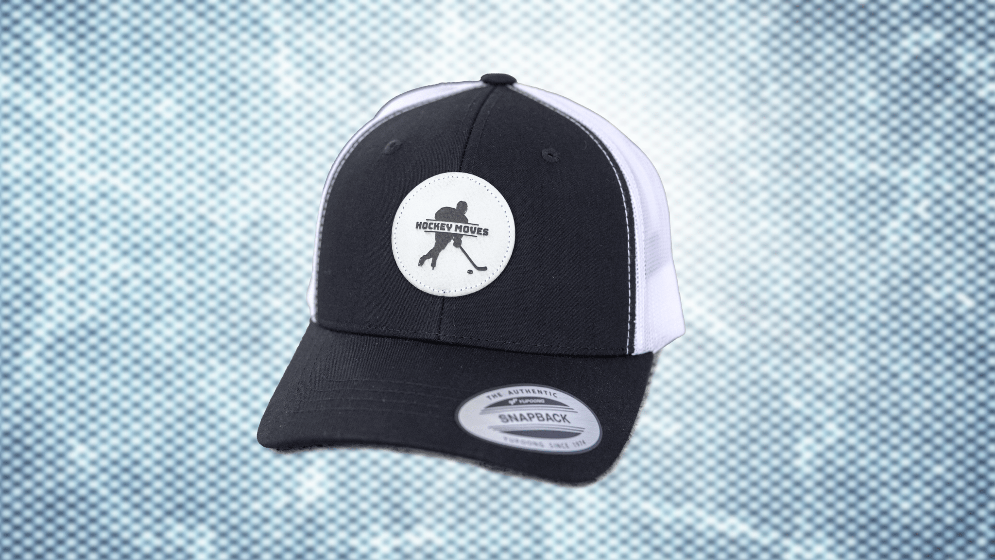 Hockey Moves Youth Baseball Cap, Silhouette Player - Hockey Moves