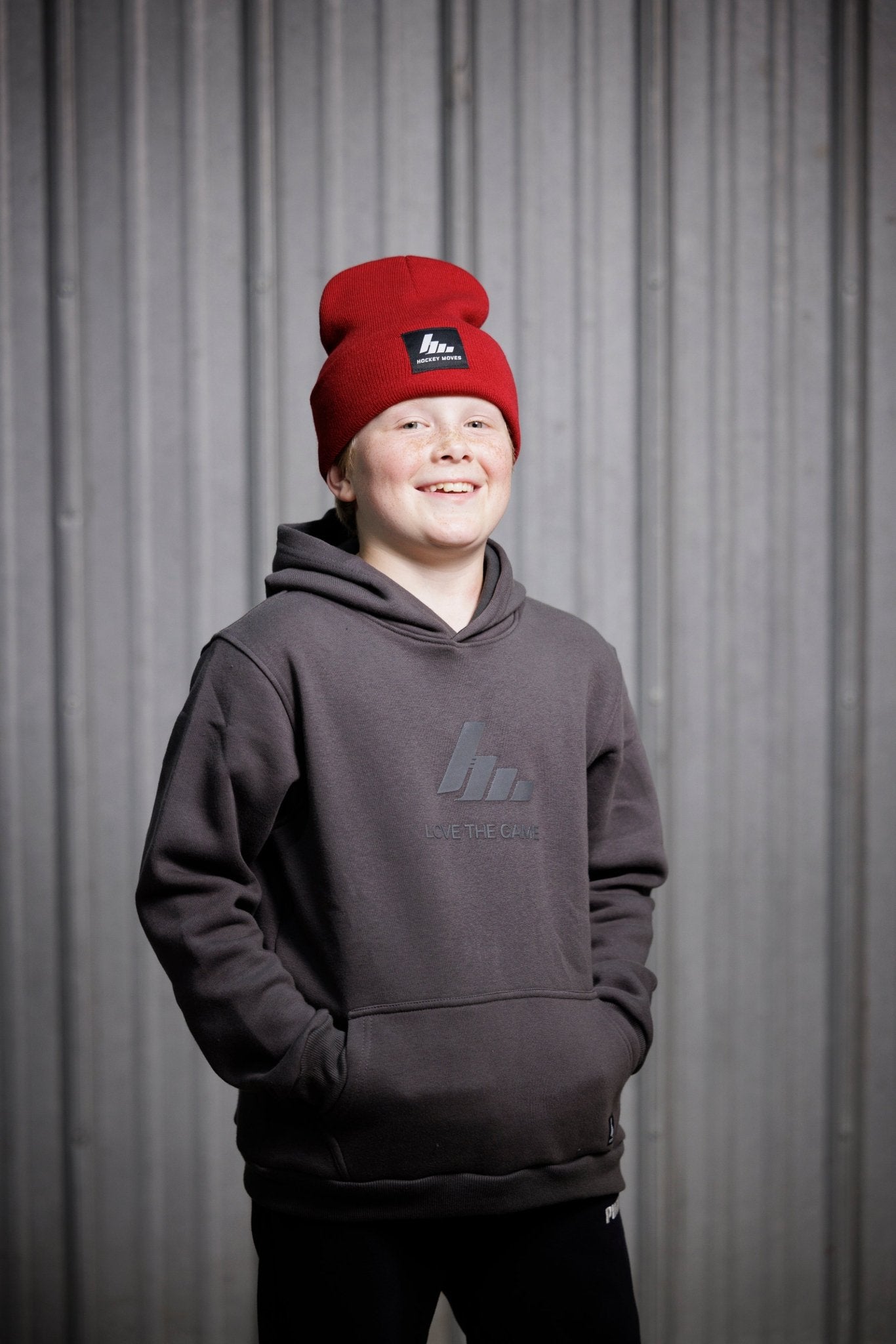 LOVE THE GAME Boy's Hoodie | Hockey Moves - Hockey Moves