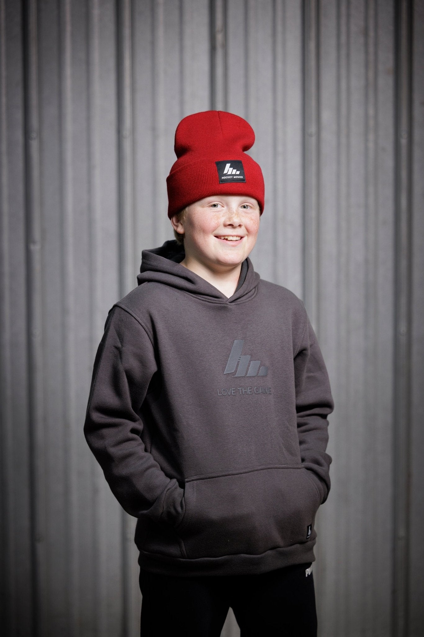 LOVE THE GAME Boy's Hoodie | Hockey Moves - Hockey Moves