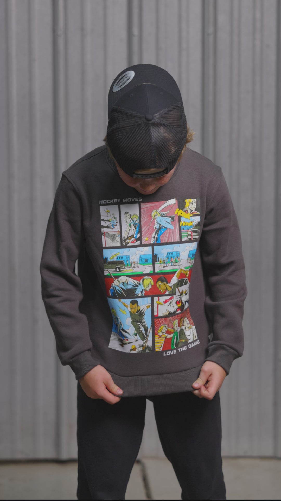 Boy's Street Hockey Long Sleeve | Love The Game | Hockey Moves