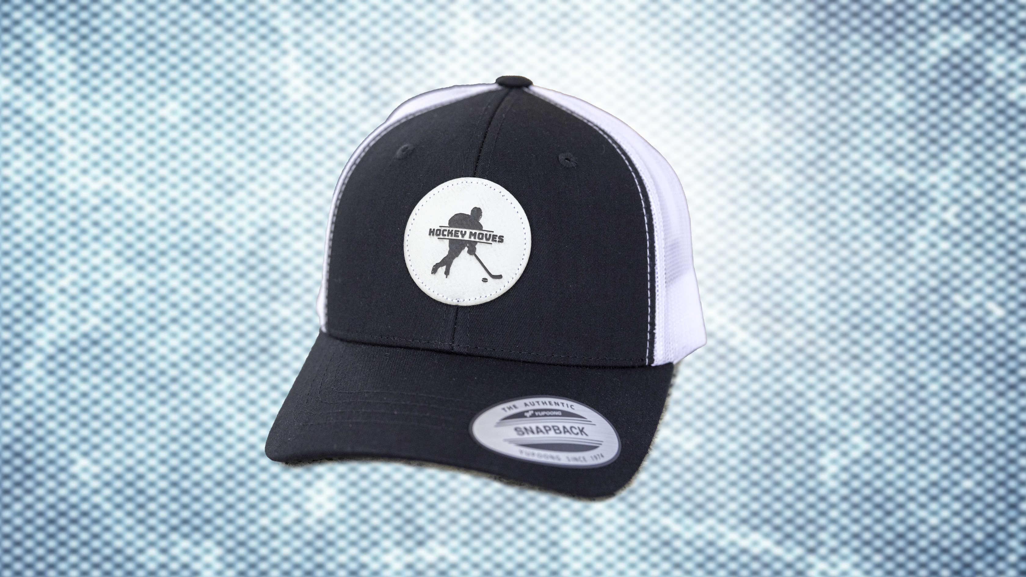 Hockey Moves Silhouette Player - Youth Baseball Cap